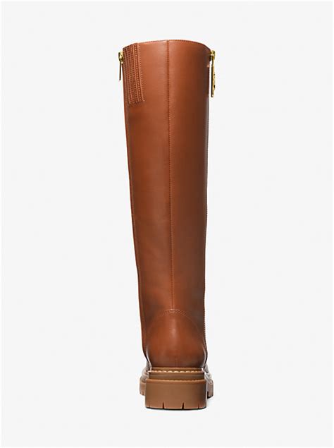 michael kors regan leather boots|michael kors leather bootie sale.